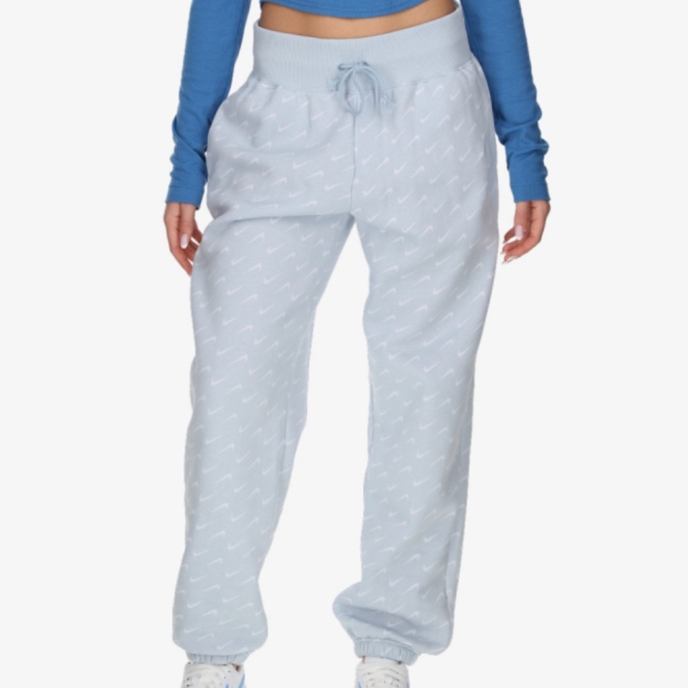 Nike Sky Blue Women’s Oversized Fit Sportswear Fleece Jogger  Size XS
